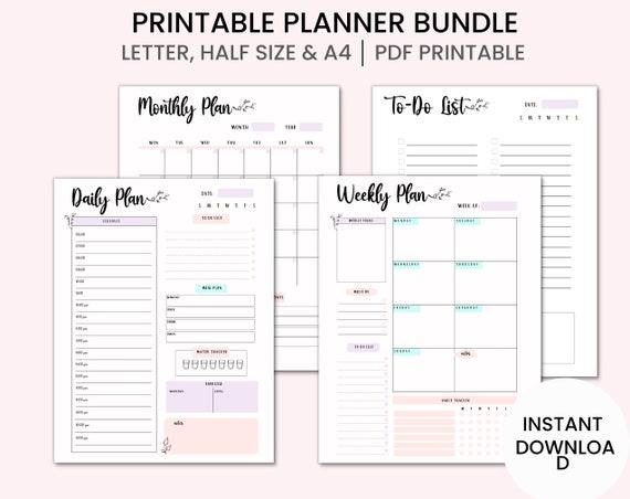 Printable Etsy bundles