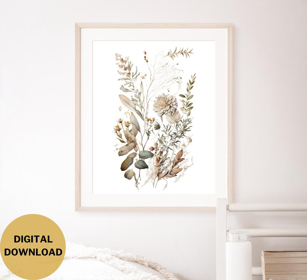 Printable wall art and home decor artwork